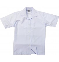 Baju Putih Sekolah Rendah Perempuan -  Putih (COTTON)